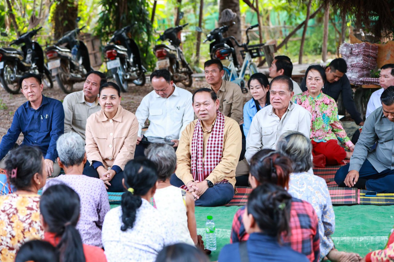 ឯកឧត្តម ឆាយ ឫទ្ធិសែន អញ្ជើញចុះត្រួតពិនិត្យដល់ទីតាំងនូវស្ថានភាពភូមិជនជាតិដើមភាគតិចកួយចំនួន ២ភូមិ